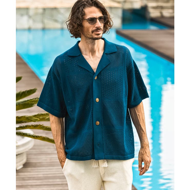 ネイビー | 1PIU1UGUALE3 RELAX ウノピゥウノウグァーレトレ | SHIFFON 