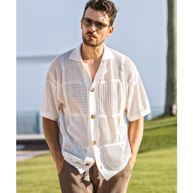 ホワイト | 1PIU1UGUALE3 RELAX ウノピゥウノウグァーレトレ | SHIFFON 