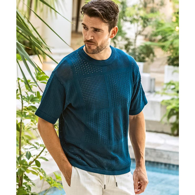 ネイビー | 1PIU1UGUALE3 RELAX(ウノピゥウノウグァーレトレ リラックス)ブ… | SHIFFON 