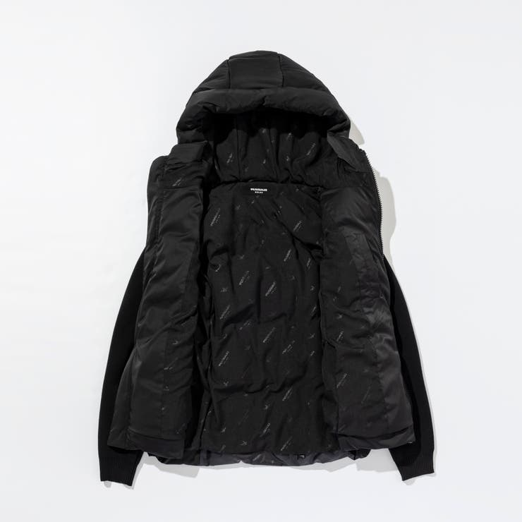 サイドロゴニットコンビリラックスダウンジャケット | SHIFFON  | 詳細画像18 