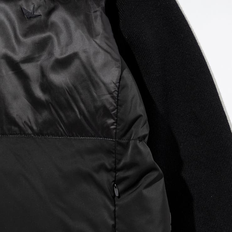 サイドロゴニットコンビリラックスダウンジャケット | SHIFFON  | 詳細画像21 