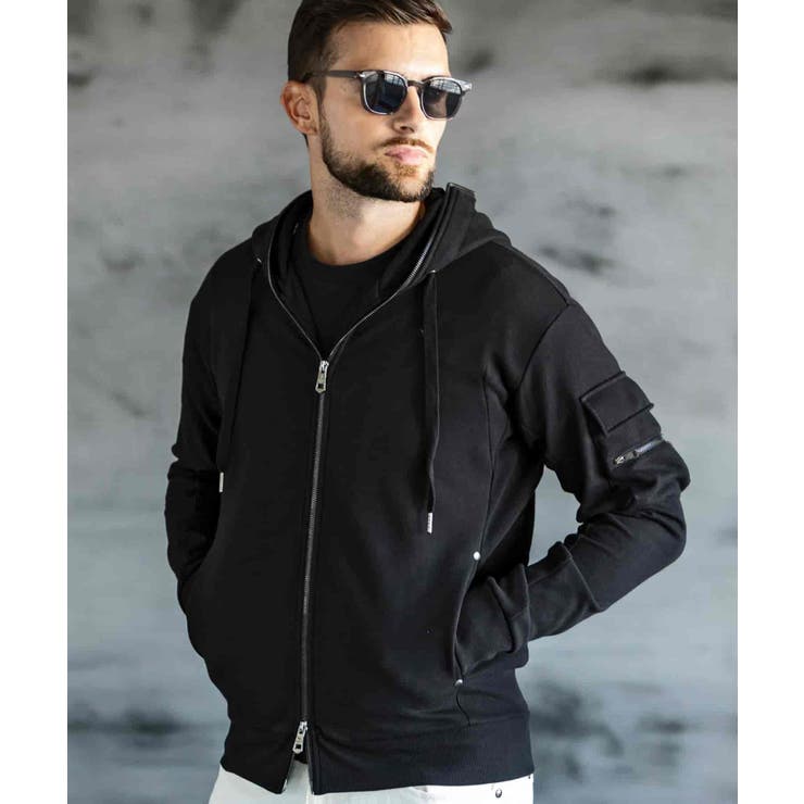 ブラック | 1PIU1UGUALE3 RELAX ウノピゥウノウグァーレトレ | SHIFFON 