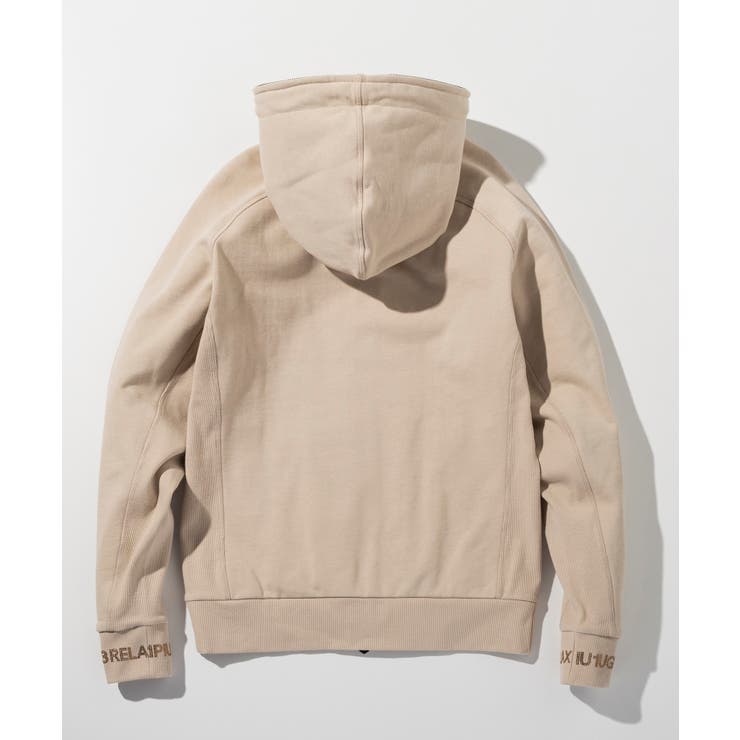 1PIU1UGUALE3 RELAXラインストーンカフスウェットジップパーカー | SHIFFON  | 詳細画像19 