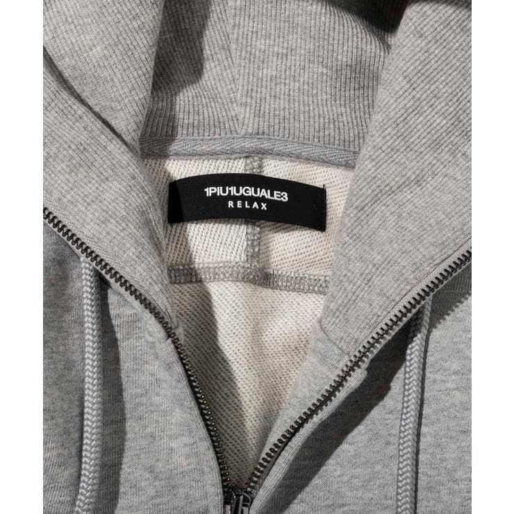1PIU1UGUALE3 RELAXラインストーンカフスウェットジップパーカー | SHIFFON  | 詳細画像27 