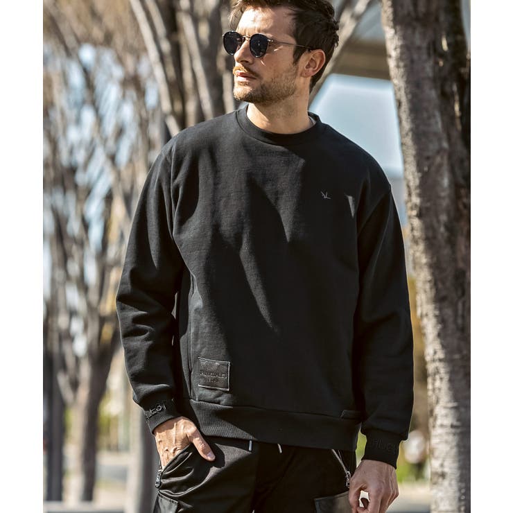 ブラック | 1PIU1UGUALE3 RELAX(ウノピゥウノウグァーレトレ リラックス)レ… | SHIFFON 