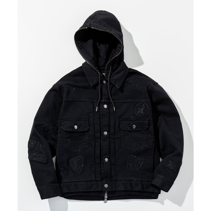 ブラック | 1PIU1UGUALE3 RELAX × | SHIFFON 