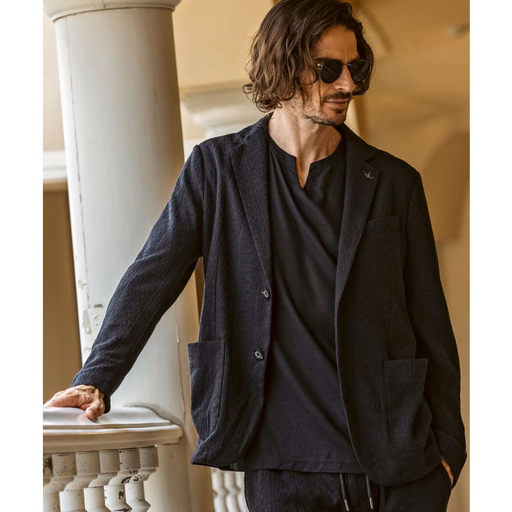 ブラック | 1PIU1UGUALE3 RELAX ウノピゥウノウグァーレトレ | SHIFFON 