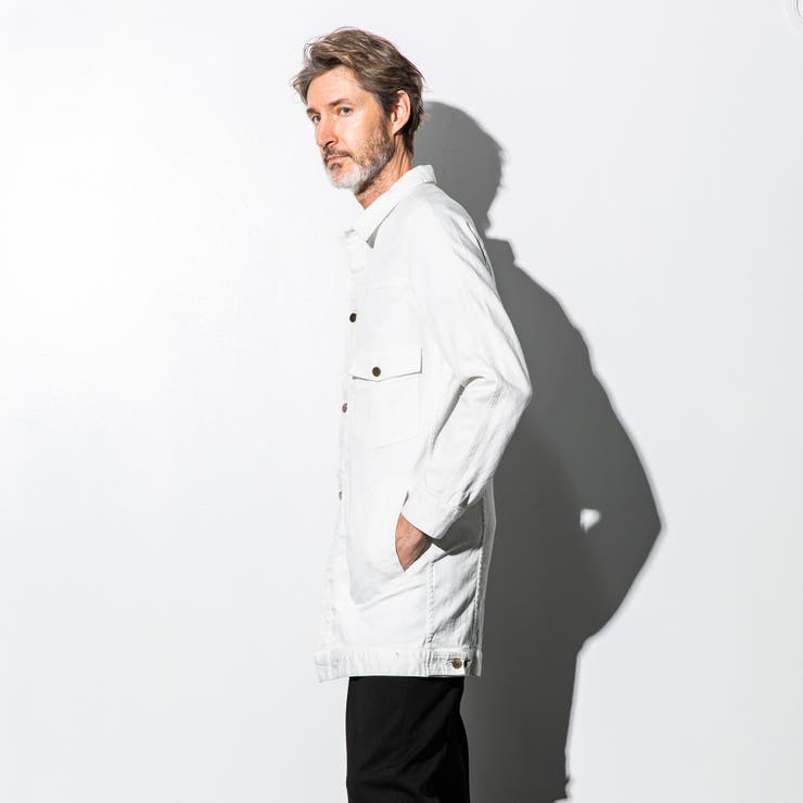 1PIU1UGUALE3 RELAX  ロングデニムジャケット | SHIFFON  | 詳細画像5 