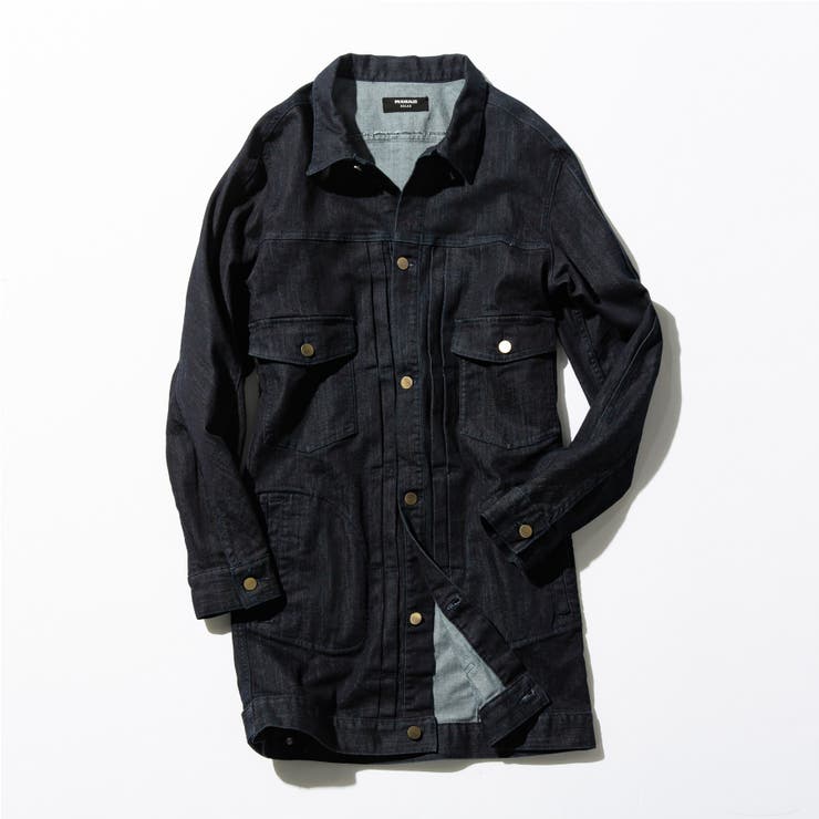 1PIU1UGUALE3 RELAX  ロングデニムジャケット | SHIFFON  | 詳細画像6 