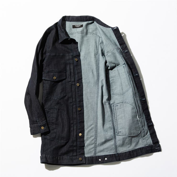 1PIU1UGUALE3 RELAX  ロングデニムジャケット | SHIFFON  | 詳細画像7 
