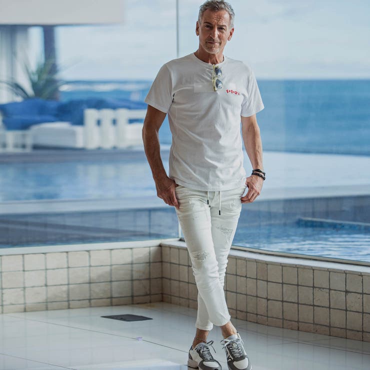 1PIU1UGUALE3 RELAX ボックスロゴ半袖Tシャツ | SHIFFON  | 詳細画像4 