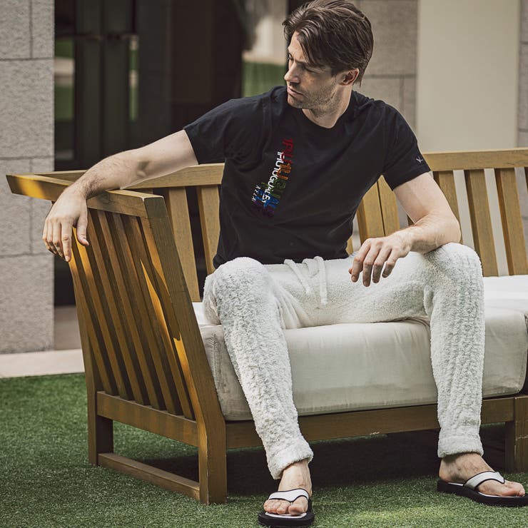 1PIU1UGUALE3 RELAX レインボー3Dダブルロゴ半袖Tシャツ | SHIFFON  | 詳細画像11 