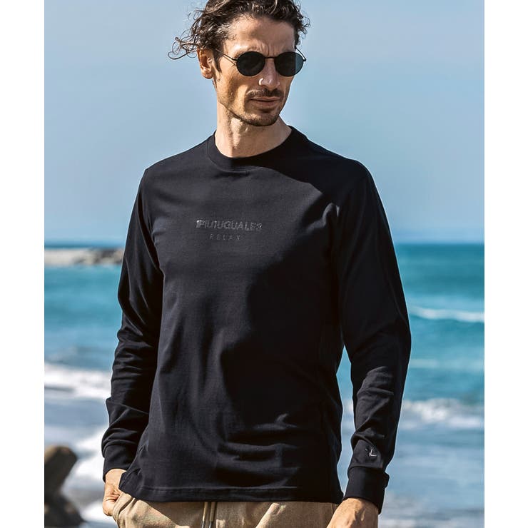 ブラック | 1PIU1UGUALE3 RELAX ウノピゥウノウグァーレトレ | SHIFFON 