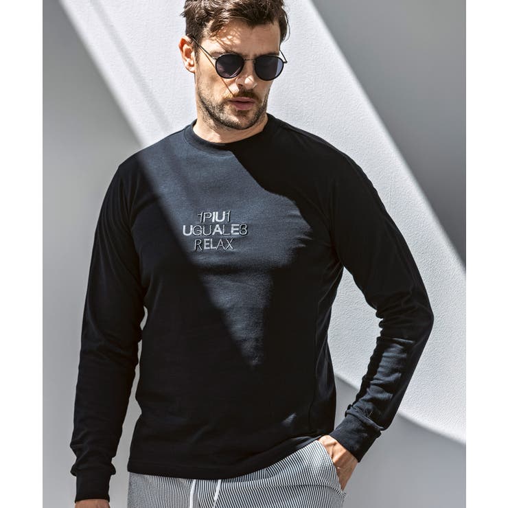 ブラック | 1PIU1UGUALE3 RELAX ウノピゥウノウグァーレトレ | SHIFFON 