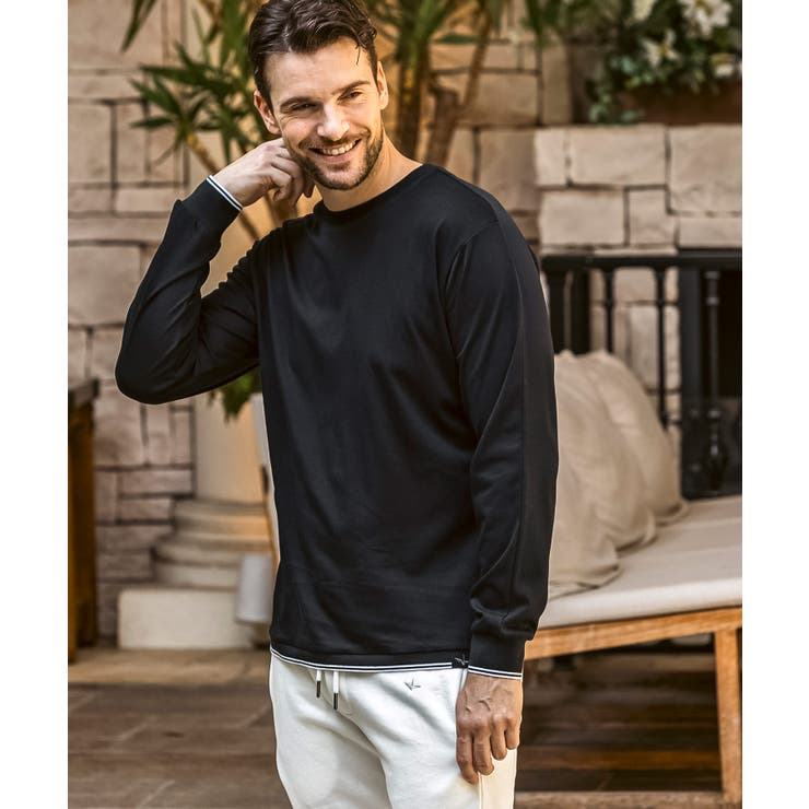 ブラック | 1PIU1UGUALE3 RELAX ウノピゥウノウグァーレトレ | SHIFFON 