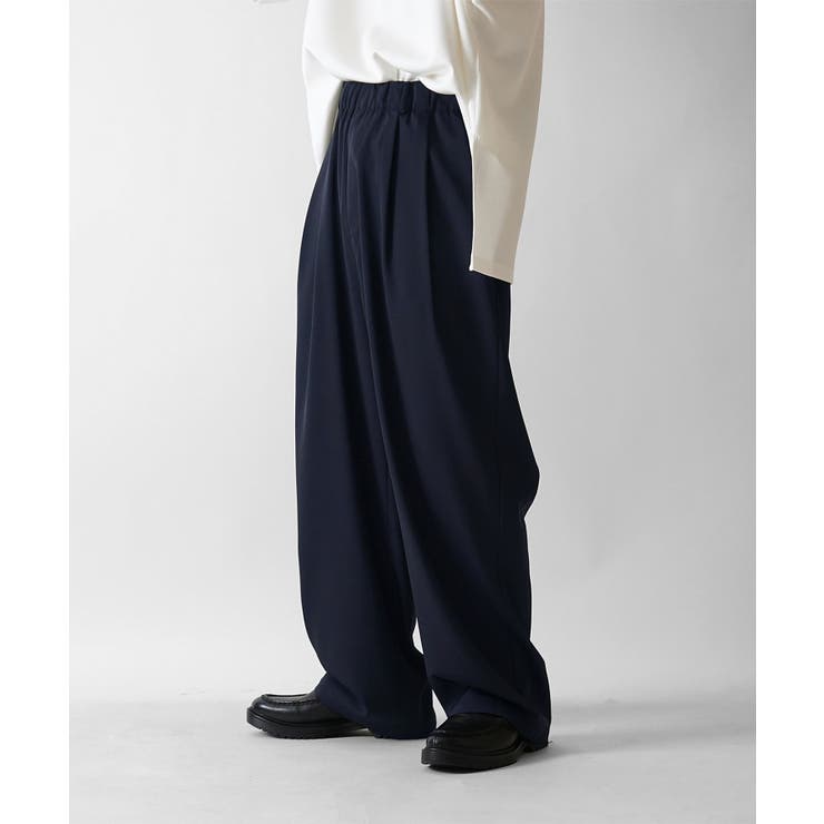 ネイビー | Confirm コンファーム レープとろみ | SHIFFON 