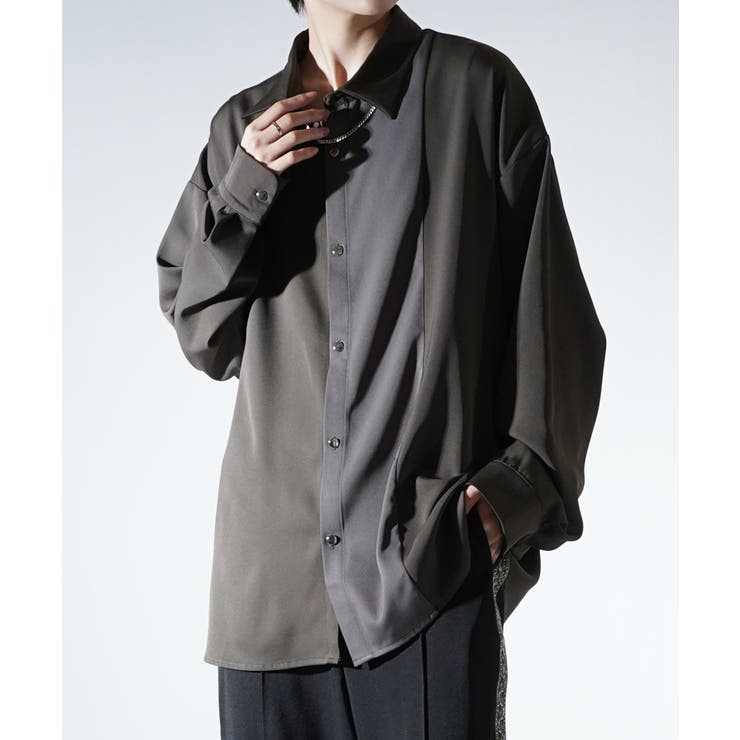 ブラウン | Confirm コンファーム アシンメトリーキリカエ | SHIFFON 