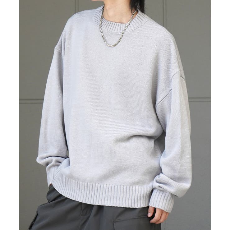 サックスブルー | Confirm コンファーム ルーズシルエット | SHIFFON 