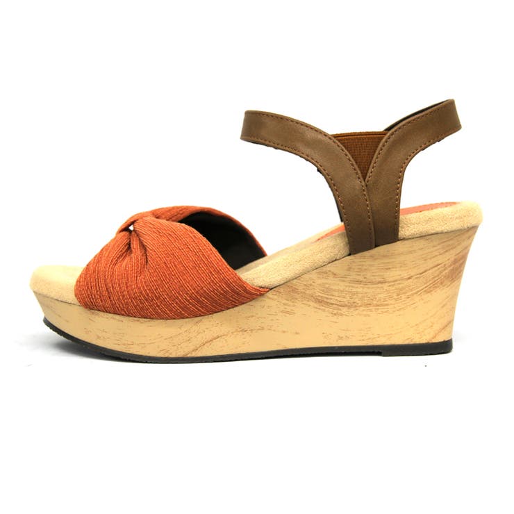 【B.C.COMPANY】もちふわ♪リボンウェッジソールサンダル 172107 | en　bridge | 詳細画像3 