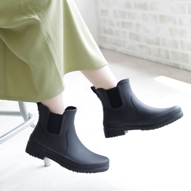 サイドゴア レインブーツ 完全防水 ショートブーツ | SHOE FANTASY | 詳細画像10 