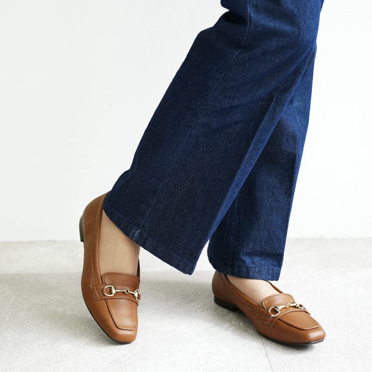 日本製 スクエアビットローファー ローヒール | SHOE FANTASY | 詳細画像22 