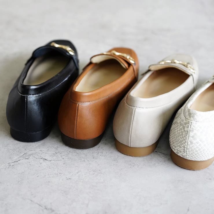 日本製 スクエアビットローファー ローヒール | SHOE FANTASY | 詳細画像12 