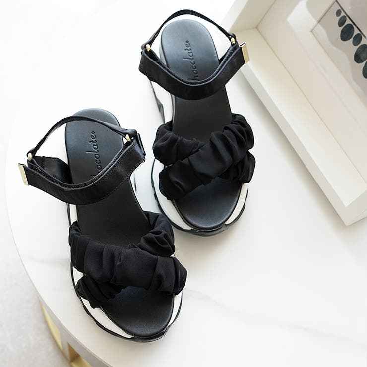 チュール クロスベルト スポーツサンダル スポサン 厚底 | SHOE FANTASY | 詳細画像23 