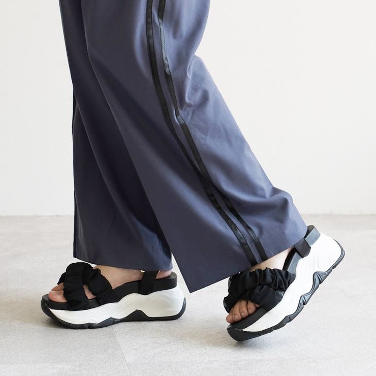 チュール クロスベルト スポーツサンダル スポサン 厚底 | SHOE FANTASY | 詳細画像29 