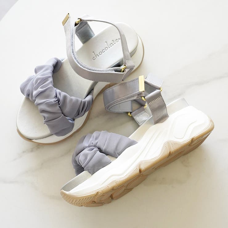 チュール クロスベルト スポーツサンダル スポサン 厚底 | SHOE FANTASY | 詳細画像31 