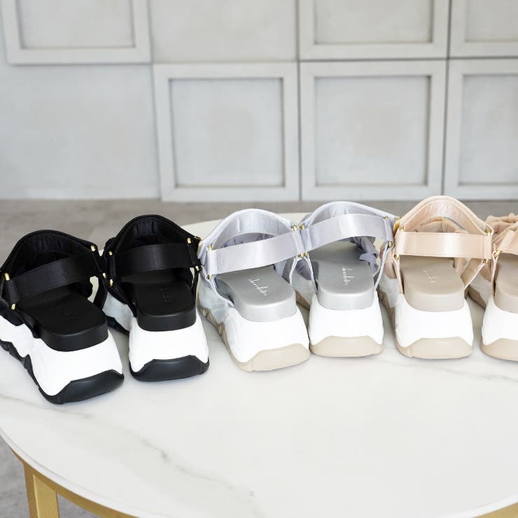 チュール クロスベルト スポーツサンダル スポサン 厚底 | SHOE FANTASY | 詳細画像21 