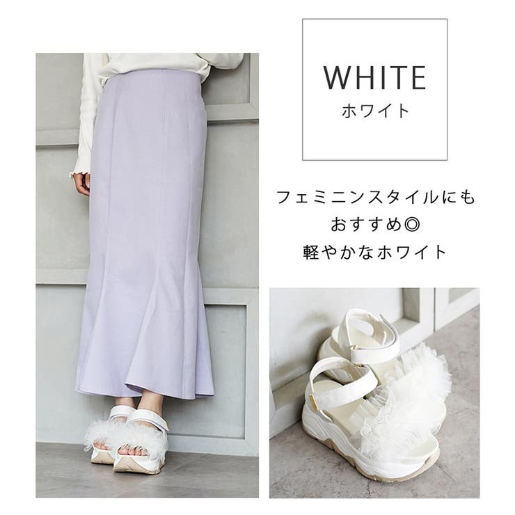 ボリュームチュール スポーツサンダル スポサン 厚底 | SHOE FANTASY | 詳細画像14 