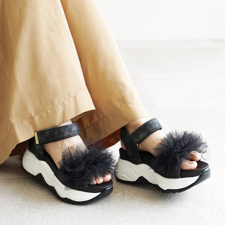 ボリュームチュール スポーツサンダル スポサン 厚底 | SHOE FANTASY | 詳細画像27 