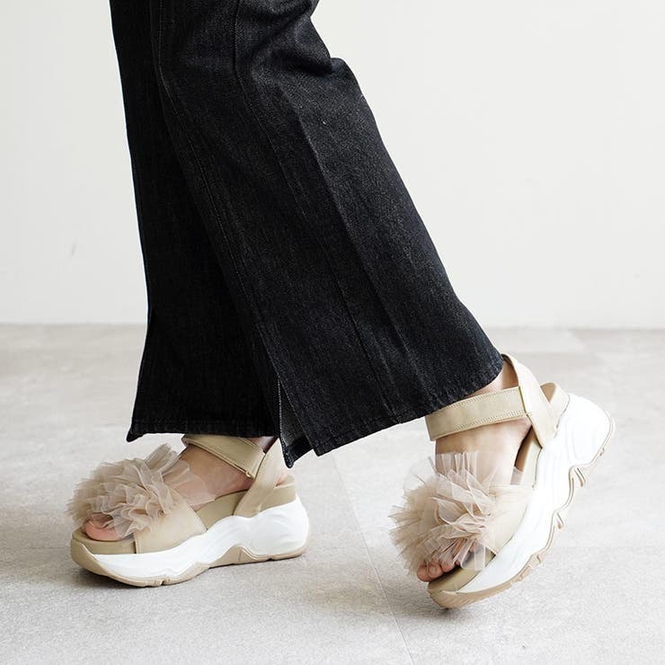 ボリュームチュール スポーツサンダル スポサン 厚底 | SHOE FANTASY | 詳細画像38 