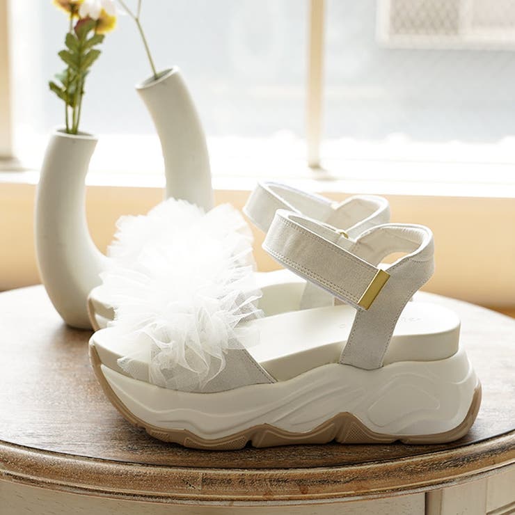 ボリュームチュール スポーツサンダル スポサン 厚底 | SHOE FANTASY | 詳細画像39 