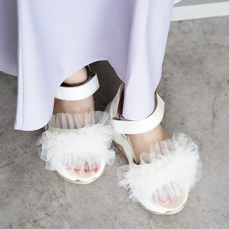ボリュームチュール スポーツサンダル スポサン 厚底 | SHOE FANTASY | 詳細画像42 