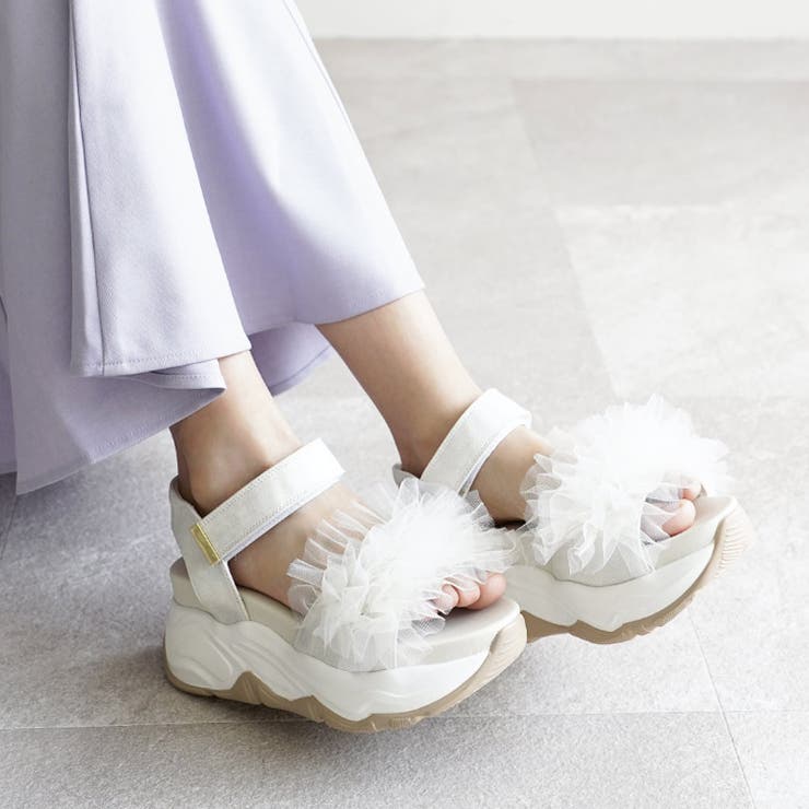 ボリュームチュール スポーツサンダル スポサン 厚底 | SHOE FANTASY | 詳細画像43 