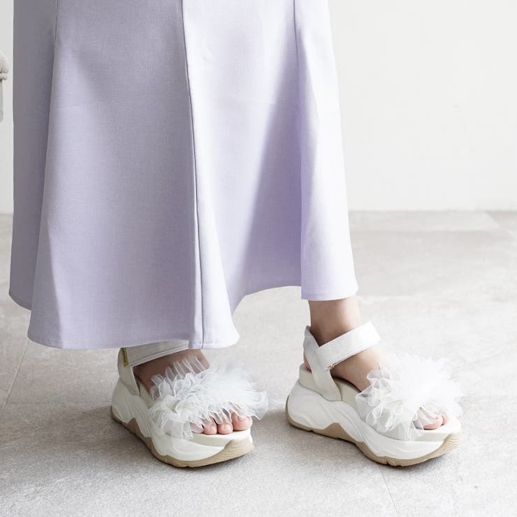 ボリュームチュール スポーツサンダル スポサン 厚底 | SHOE FANTASY | 詳細画像44 