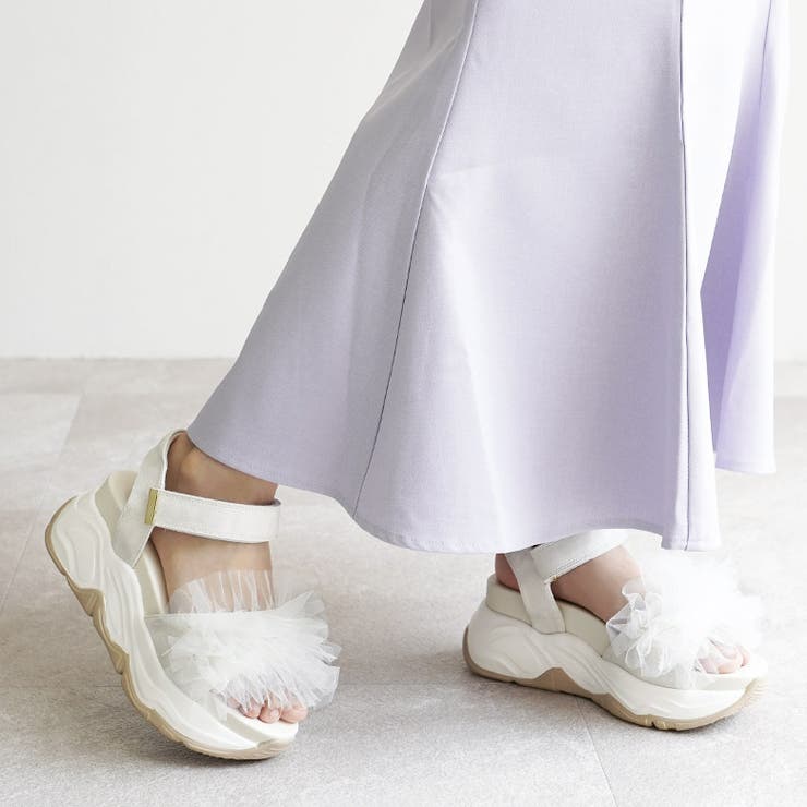 ボリュームチュール スポーツサンダル スポサン 厚底 | SHOE FANTASY | 詳細画像45 