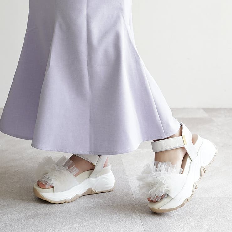 ボリュームチュール スポーツサンダル スポサン 厚底 | SHOE FANTASY | 詳細画像46 