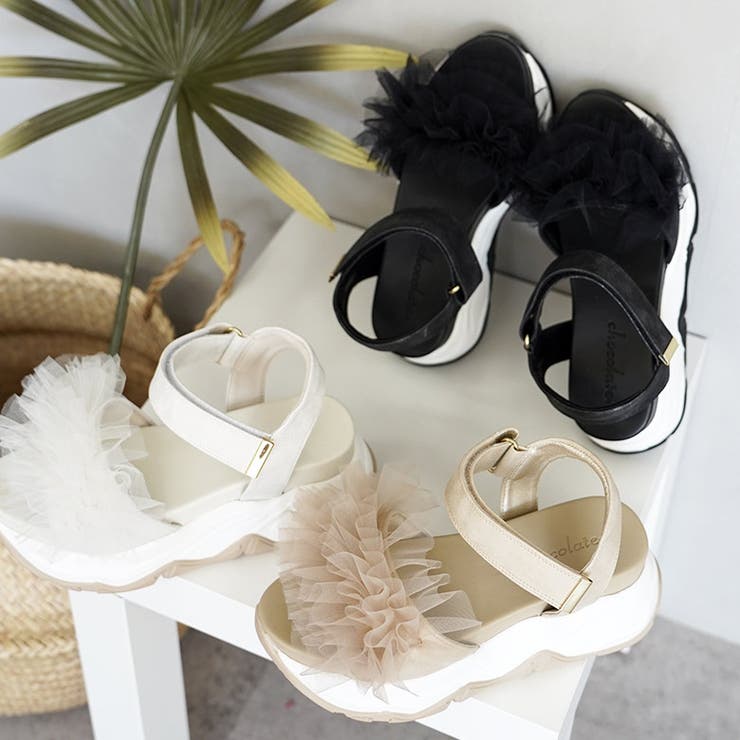 ボリュームチュール スポーツサンダル スポサン 厚底 | SHOE FANTASY | 詳細画像19 