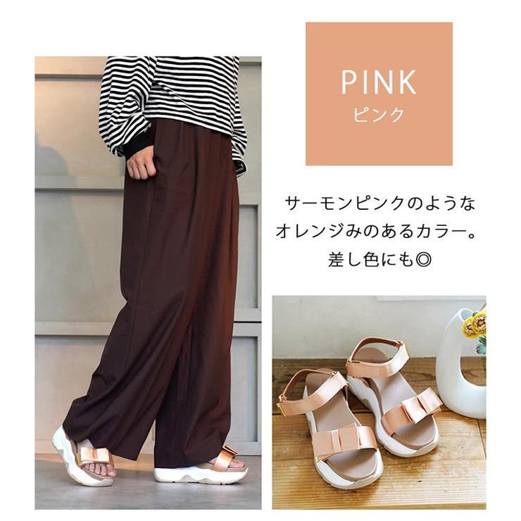 サテンリボン スポーツサンダル スポサン 厚底 | SHOE FANTASY | 詳細画像14 