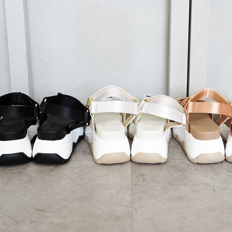 サテンリボン スポーツサンダル スポサン 厚底 | SHOE FANTASY | 詳細画像24 