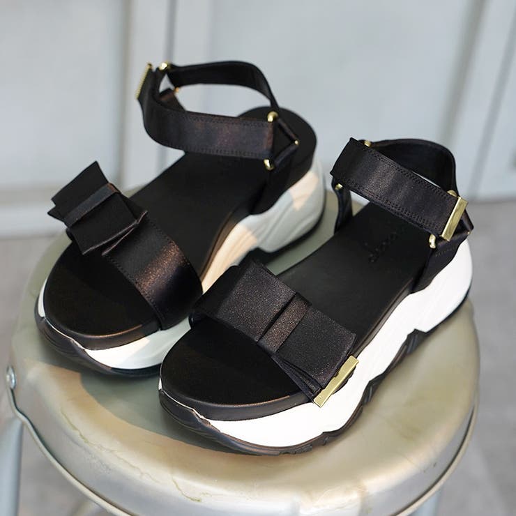 サテンリボン スポーツサンダル スポサン 厚底 | SHOE FANTASY | 詳細画像26 