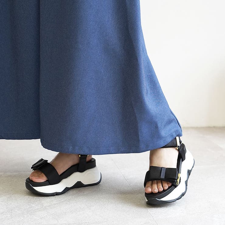 サテンリボン スポーツサンダル スポサン 厚底 | SHOE FANTASY | 詳細画像32 