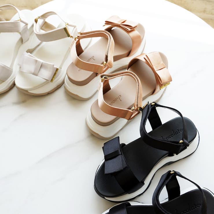 サテンリボン スポーツサンダル スポサン 厚底 | SHOE FANTASY | 詳細画像16 