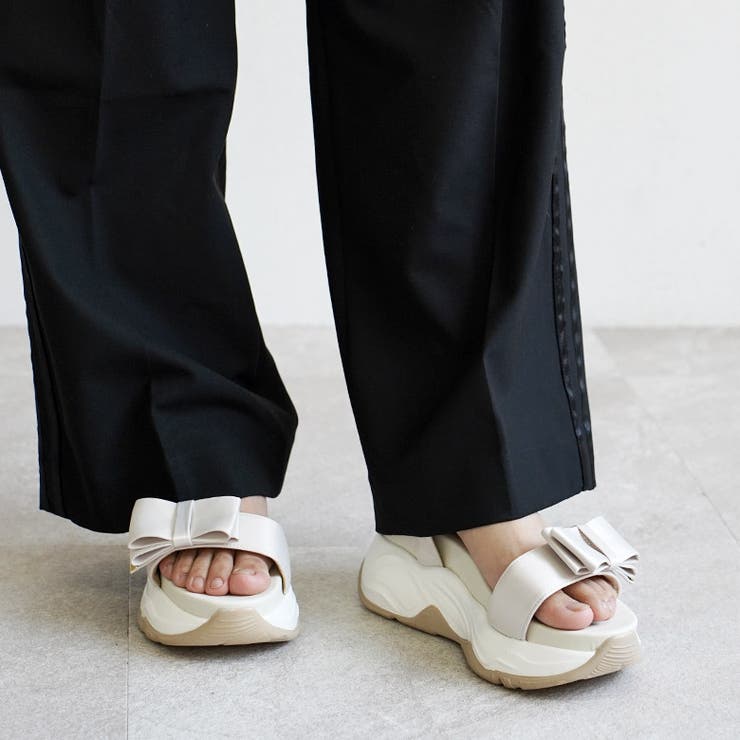サテンリボン スポーツサンダル スポサン 厚底 | SHOE FANTASY | 詳細画像38 