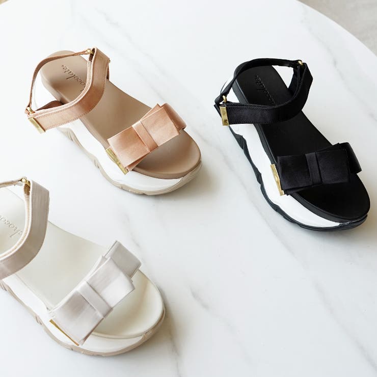 サテンリボン スポーツサンダル スポサン 厚底 | SHOE FANTASY | 詳細画像18 