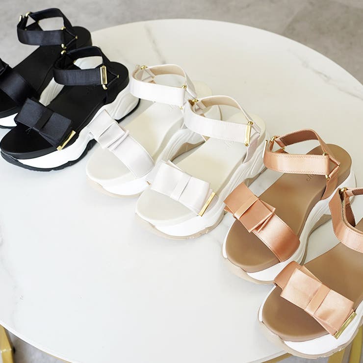 サテンリボン スポーツサンダル スポサン 厚底 | SHOE FANTASY | 詳細画像20 