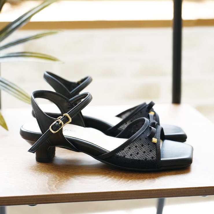 日本製 グログランリボン チュール レース サンダル | SHOE FANTASY | 詳細画像23 