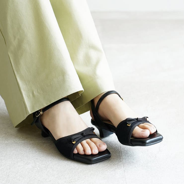 日本製 グログランリボン チュール レース サンダル | SHOE FANTASY | 詳細画像26 